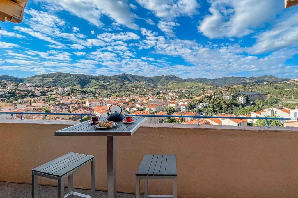 Attique A Banyuls - Vue Mer Et Montagne Dış mekan fotoğraf